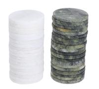 Cabilock 40 Pezzi di Pietre per Saltare in Acqua, Giocattoli da Gioco in Pietra Naturale, Ideali per Piscina, Lago, Spiaggia, Grandi Rocce da dipingere per Fai da Te.