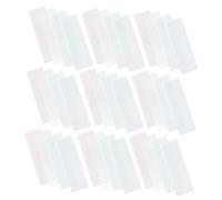 Cabilock 40 Pezzi Dispenser per Nastro Washi in Plastica Bordi Arrotondati e Superficie Opaca, Tavole Pratiche a Griglia per Journaling e Scrapbooking Facile e Preciso