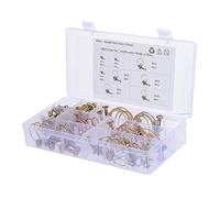 Cabilock 40 Pezzi Fascetta Stringitubo Per Tubi Flessibili In Acciaio Zincato Per Tubi Dell'Acqua Per Autoveicoli Per Giardino Per Tubi Dell'Olio Per Tubi Industriali In Ferro