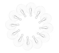 Cabilock 40 Pezzi Ganci Adesivi da Soffitto Trasparenti per Appendere Decorazioni Leggere Ganci Rimovibili Antiscivolo per Feste Matrimonio Compleanno Adesivi Parete Riutilizzabili