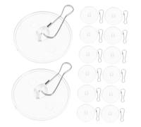 Cabilock 40 pezzi Ganci Adesivi Trasparenti per Soffitto Dischi Autoadesivi Resistenti per Appendere Decorazioni Leggere in Casa e Feste come Natale Compleanni e Matrimoni