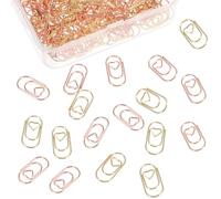 Cabilock 400 Pezzi Graffette Metalliche a Forma di Cuore Clip Decorative per Documenti e Segnalibri Graffette Piccole Creative in Metallo per Ufficio Scuola e Organizzazione Carta