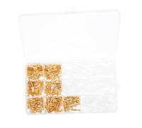 Cabilock 450 pezzi Kit Connettori Maschio e Femmina in Rame con Guaina Isolante Assortiti per Cablaggi Elettrici Sicuri e Resistenti