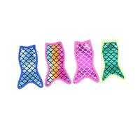 Cabilock 4Pezzi Coperture Protettive per Ghiaccioli Forma Sirena Maniche per Ghiaccioli per Ragazza e Adulti Design e Chic Compatibili con Ghiaccioli e Yogurt Bar