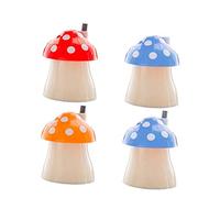 Cabilock 4pezzi Dispenser per Stuzzicadenti Adorabile Scatola per Stuzzicadenti Porta Contenitore per Forma di Fungo