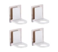 Cabilock 4pezzi Portasapone Liquido Autoadesivo Da Muro Da Supporto Per Gel Doccia e Shampoo Struttura Per Bagno Cucina e Toilette