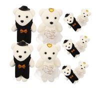 Cabilock 5 Paia Sposi Decorazione per Feste e Bouquet Statuette Adorabili per Cerimonie e Compleanni per Amici e Famiglia