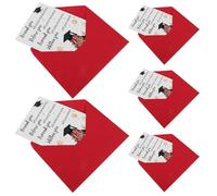 Cabilock 5 Pezzi Biglietto di Laurea in Carta Resistente allo Sbiadimento Ampio Spazio per Parole, Stile Unico per Bomboniere alla Festa di Laurea o Celebrazioni di Fine Anno