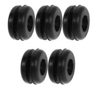 Cabilock 5 Pezzi Replacement Airlock Grommet in Gomma Nera, Guarnizione a Tenuta Stagna per Brewing Bucket Lid Sealing Ring, per Homebrewing e Produzione Casalinga di Birra e Vino