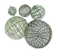 Cabilock 5 Pz Forme Di Palla Topiaria Cornice a Sfera Fiori Telaio Per Taglio Della Palla Topiaria Portapalline in Fiorita Sfere Da Giardino Plastica Composizione Floreale Il 3d