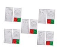 Cabilock 5 Set Card Grafico Di Prova Della Vista Esame Grafico Degli Esami Oculistici Occhio E Diagramma Di Prova Visivo Grafici Oculistici Per Esami Oculistici Pvc 2 Pezzi*5