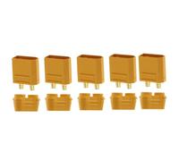 Cabilock 5 set Connettori Xth Maschio Femmina con Protettivo in Pa Resistente ad Alta e Antifiamma Compatto e Leggero per Batterie Lipo Rc