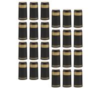 Cabilock 50 Pezzi Capsule Termorestringenti per Bottiglie di Vino Nero con Oro Sigilli Termoretraibili per Tappi Protezione Ermetica Anti-ossidazione per Vini Aperto Facili da Applicare e