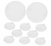 Cabilock 50 Pezzi Copripunti per Viti in Plastica Bianca Tappi Decorativi Snap per Fori Cerniera Coperture Resistenti per Mobili Cucina e Bagno Facili da Installare Senza Attrezzi