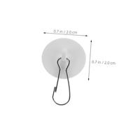 Cabilock 50 Pezzi Ganci da Soffitto Adesivi Trasparenti Rimovibili Dischi Adesivi Autoadesivi Resistenti per Appendere Decorazioni e Casa Facili da Installare e Riutilizzabili