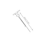 Cabilock 50 Pezzi Supporti in Acciaio Inossidabile per Centratura Stoppini Candele Clip per Fissaggio e Stabilizzazione Cera Strumenti Precisi per da Te e Produzione