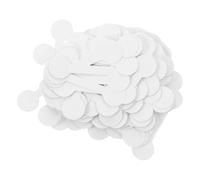 Cabilock 500 Pezzi Etichette Circolari Autoadesive per Gioielli Bianche, Adesive Extra Forti Resistenti a Umidità e Macchie, Etichette Rapide per Prezzi di Collane, Orecchini,