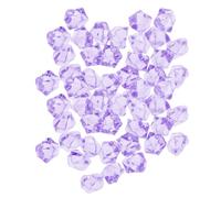 Cabilock 500 Pezzi Ghiaccio Finto Irregolare 11x14 MM in Acrilico | Vasi, Effetto Cristallo Trasparente, Non Galleggia, Riflette la Luce, Gioielli e Locali, Porpora