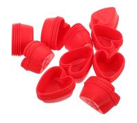 Cabilock 50pezzi Stampo in Silicone Forma di Cuore per Dolci Teglia per Crostate di Budino e Gelatina Stampi per Muffin e Cupcake per Festa Romantica