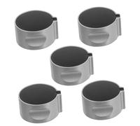 Cabilock 5pezzi Stufa Gas in Metallo Pulsante Di Accensione e Spegnimento Accessorio Per Fornello Gas Sostituzione Per Cucina Domestica Accensione e Spegnimento Senza Sforzo