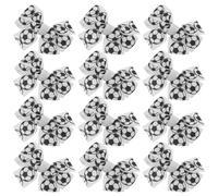 Cabilock 6 paia Fermagli per Capelli con Fiocco da Calcio in Nastro Grosgrain Clip Leggere e Antiscivolo per Bambine Accessori Sportivi per Eventi Calcistici e Feste