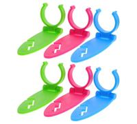 Cabilock 6 Pezzi Clip di Fissaggio per SUP, Presa Forte, Rilascio Rapido | PP Resistente AI Raggi Uv, Installazione senza Attrezzi, per Aste Sup, Viaggi e Acque Agitate