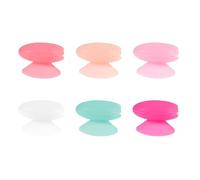 Cabilock 6 Pezzi Copri Pennelli Labbra in Silicone Anti-Smarrimento, Custodia Protettiva per Applicatore Rossetto e Maschera Labbra, Set Compatto Colore Assortito per Uso Quotidiano e