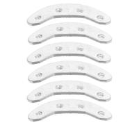 Cabilock 6 Pezzi Cuscinetti Tallone in Ferro per Scarpe Placchette Tallone Antiscivolo in Metallo Riparazione Suola per Stivali e Calzature Facili da Installare e Resistenti