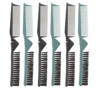 Cabilock 6 pezzi di pettini per capelli pieghevoli da viaggio - Pettine portatile a doppia faccia per lo styling dei capelli - Spazzola pieghevole compatta per un facile trasporto