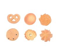 Cabilock 6 Pezzi Fermagli per Chioma a Forma di Biscotto per Bambine Forcine Kawaii Leggere e Resistenti Accessori Copricapo Creativi per Acconciature Quotidiane e Regali