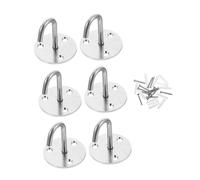 Cabilock 6 pezzi Ganci in Acciaio Inossidabile per Soffitto e Parete Resistenti e Antiruggine per Piante Lanterna Decorazioni e Uso Esterno