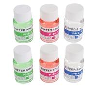 Cabilock 6 Pezzi Kit di Soluzioni di Calibrazione per Misuratore Ph Fluidi Tampone 4.01 6.86 9.18, Compatibilità Ampia e Calibrazione Precisa per Coltivazione fuori Suolo e Test Industriali