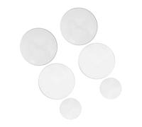 Cabilock 6 Pezzi Lente In Vetro Convessa Lente Doppia Convessa Lunghezza Focale Focale Trasparente Lenti Convesse Per Aula Grande