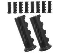 Cabilock 6 pezzi Manopole Antiscivolo per Maniglia Carrello e Sedia Rotelle Copertura Gomma Impugnature Resistenti e Facili da Installare per Migliorare Presa e Comfort