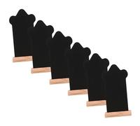 Cabilock 6 Pezzi Mini Lavagne Faccia Cancellabili Segnaposto Decorativi per Buffet Party Hotel e Ufficio con Design Moderno