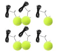 Cabilock 6 Pezzi Palline Tennis Allenamento con Corda Elastico Rimbalzo Istantaneo Kit Trainer Palla Tennis Singolo per Casa e Spazi Ridotti Attrezzatura Outdoor per Principianti