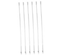 Cabilock 6 Pezzi per Veneziane Aste per Tende Verticali Bacchetta per Tapparelle Riparazione di Tende Verticali Apri Cieco Tende Bianche Acrilico Mini Bianca