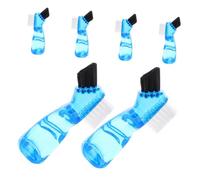Cabilock 6 Pezzi Spazzolino Doppia Testa per Dentiere Pulizia Profonda con Manico Ergonomico Portatile e Leggero per Cura Dentiere Apparecchi e Retainer Uso Domestico e Viaggio