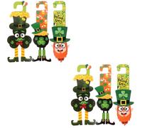 Cabilock 6 Set Adesivo da Parete bacheca di Sughero da Parete Abito da di San Patrizio Decalcomanie da Parete Adesivi Decorazioni murali per Le Vacanze st. Decorazione Patrizia Carta