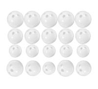 Cabilock 60 Pezzi Inserto Sonoro per Peluche Bianco in Plastico, Accessorio | Ricambio per Lavori di Riparazione e Crafting, Soluzione Versatile, per Gatti e Bambole, Colore Bianco