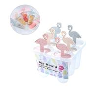 Cabilock 6Pezzi Stampo per Ghiaccioli Forma per Ghiaccioli da Te in Materiale PP Facile da e Riutilizzabile per Yogurt e Ghiaccio