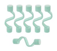 Cabilock 6pezzi Supporto Magnetico per Porta Lavatrice Fermaporta Rimovibile Flessibile Accessorio per Lavatrice Carica Frontale con Base Magnetica per Prevenire gli Odori