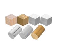 Cabilock 7 Pezzi Densità in Metallo con Blocchi e Cilindri in Rame Ferro e Alluminio Kit Educativo Portatile per Esperimenti Scientifici e Progetti