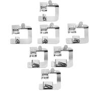 Cabilock 7 Pezzi Piedini per Macchina da Cucire in Metallo Accessori per Cucitrice Tessuti Piedino Orlatore per Progetti Leggeri per Principianti e Professionisti