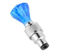 Cabilock 7 Pezzi Tappi Valvola Bici Luci LED Blu Nuclei Fluorescenti per Ruote Biciclette Accessori Sicurezza Notturna per Ciclismo Materiali Resistenti visibilità Migliorata per Bici