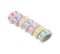 Cabilock 7rotoli Etichette Adesive Giorni Settimana Resistenti Per Confezioni Alimentari Supermercati e Logistica Etichette Data e Gestione Scorte