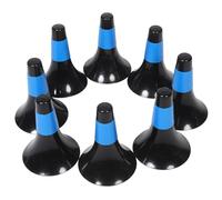 Cabilock 8 Coni di Plastica per Allenamento Basket e Calcio, Coni Marcatori per Agilità e Ostacoli, Secchi di Segnalazione Portatili e Resistenti per Esercizi Sportivi Outdoor