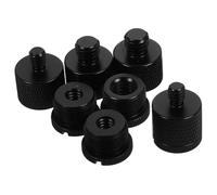 Cabilock 8 pezzi Adattatore Vite Microfono in Alluminio Conversione Filettatura per Aste Microfoniche Facile Installazione e Alta Durabilità