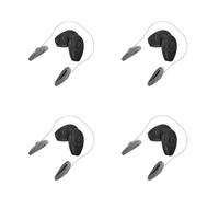 Cabilock 8 Pezzi Copriorecchie in Silicone Antiscivolo con Anello Metallico | Protezione per Salone e Doccia, Resistente alla Deformazione, e Oleorepellente, Riutilizzabile