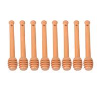 Cabilock 8 Pezzi di Bacchetta per mescolare Il in Legno, Bastoncino per mescolare Il, Dispenser per marmellata e sciroppo a Nido d'Ape per Forniture da Cucina